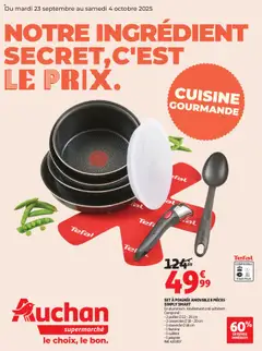 Prévisualisation de Notre ingrédient secret c'est le prix dans votre super du magasin Auchan formulaire valide 23/09/2025