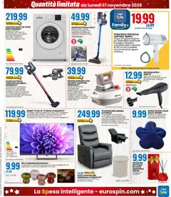 Anteprima dell'opuscolo Attuale volantino dal negozio Eurospin valido da 17/11/2025 | Pagina: 15