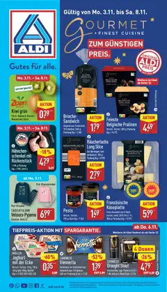 Vorschau von dem Prospekt des Geschäftes Aldi, gültig ab dem 03.11.2025