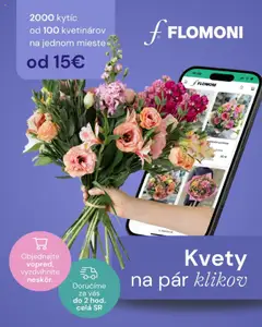 Náhľad FLOMONI, s.r.o. letáku platného od 24.09.2025