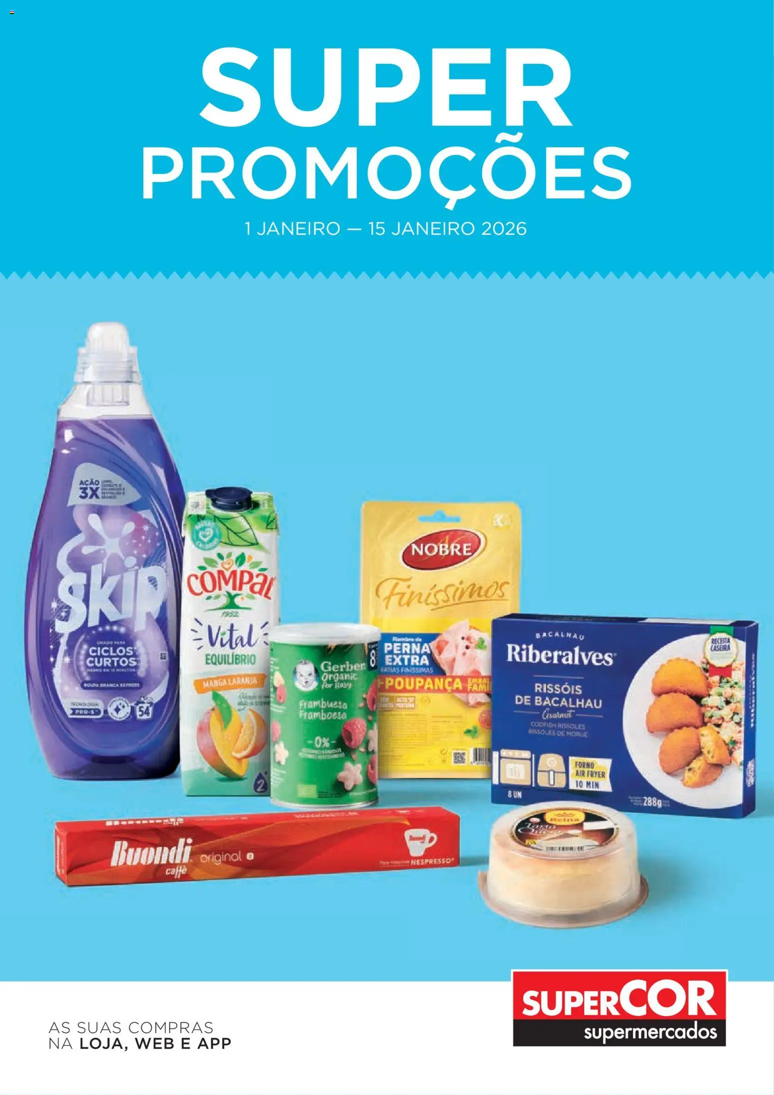 Pré-visualização do folheto da loja El Corte Ingles válida a partir de 01/01/2026 - Air fryer, Bacalhau, Forno