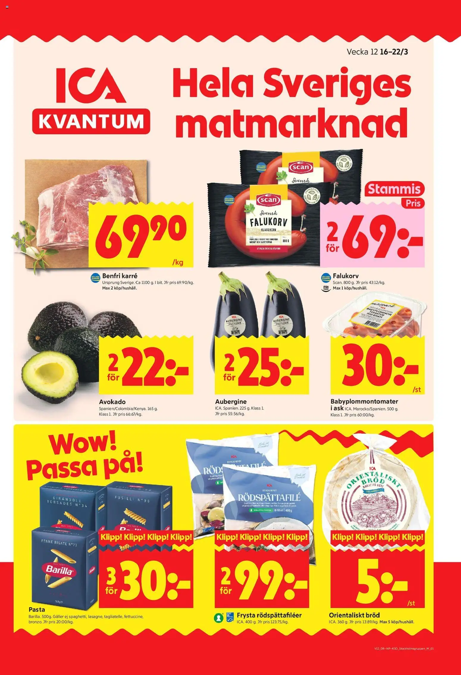Förhandsgranska reklamblad Täby från butik ICA Kvantum gäller från 16/03/2026
