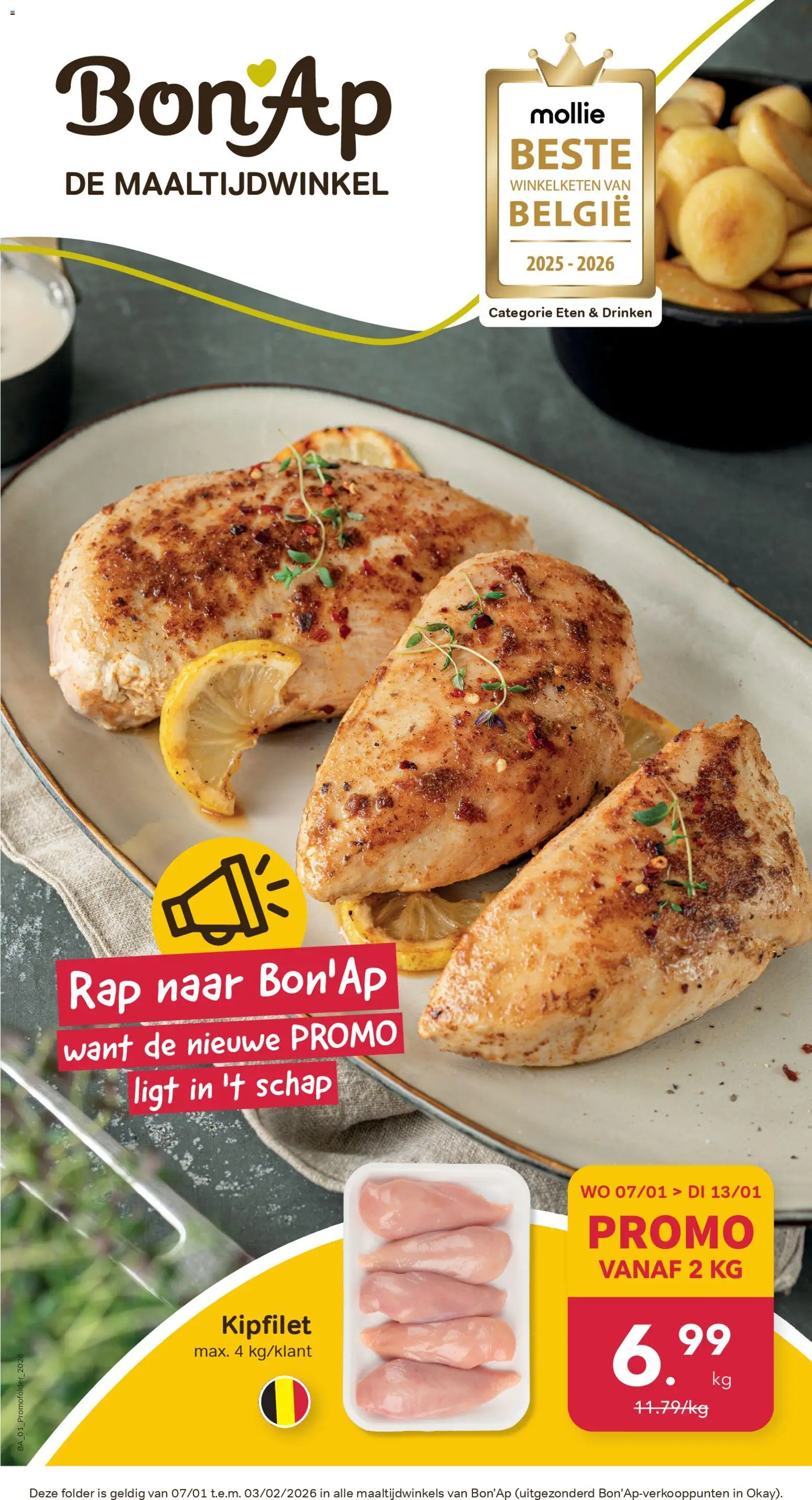 Voorbeeld van Folder/Publicité van winkel Bon Ap geldig vanaf 07/01/2026