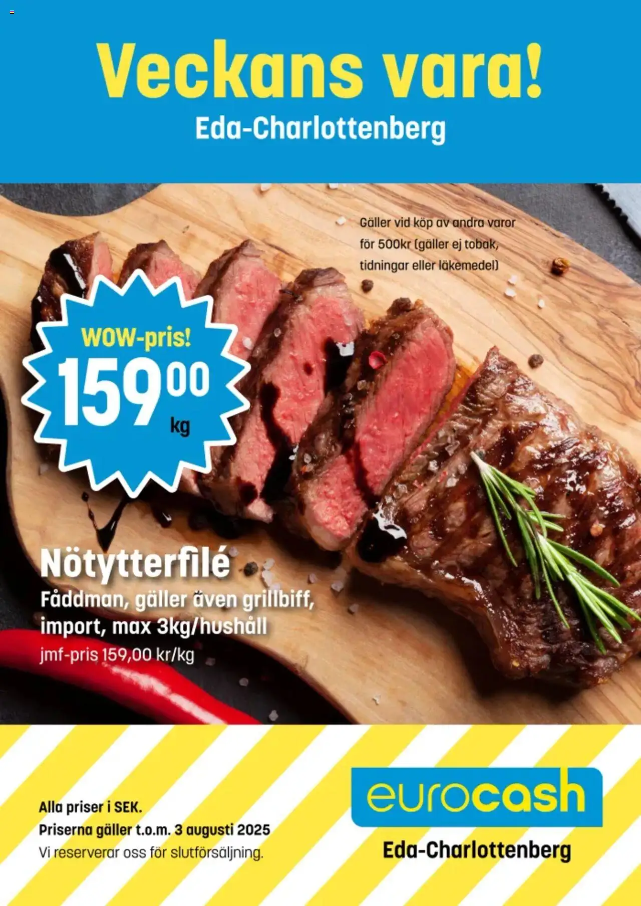 Veckans vara! EuroCash gyldig fra 28/07/2025 - Sidenummer 1