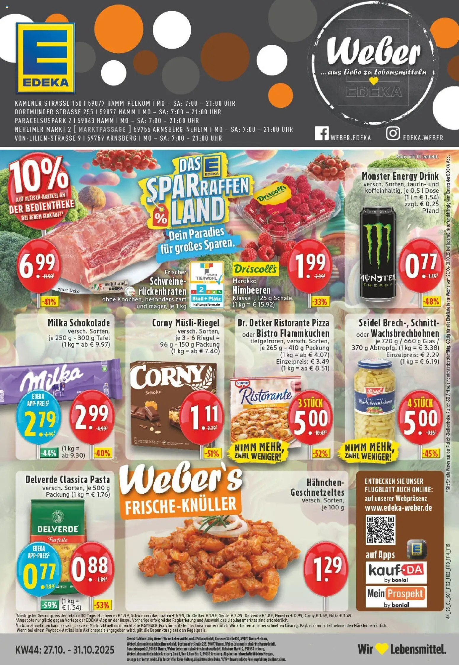 EDEKA Prospekt ab 26.10.2025 - Prospekt Arnsberg Online
