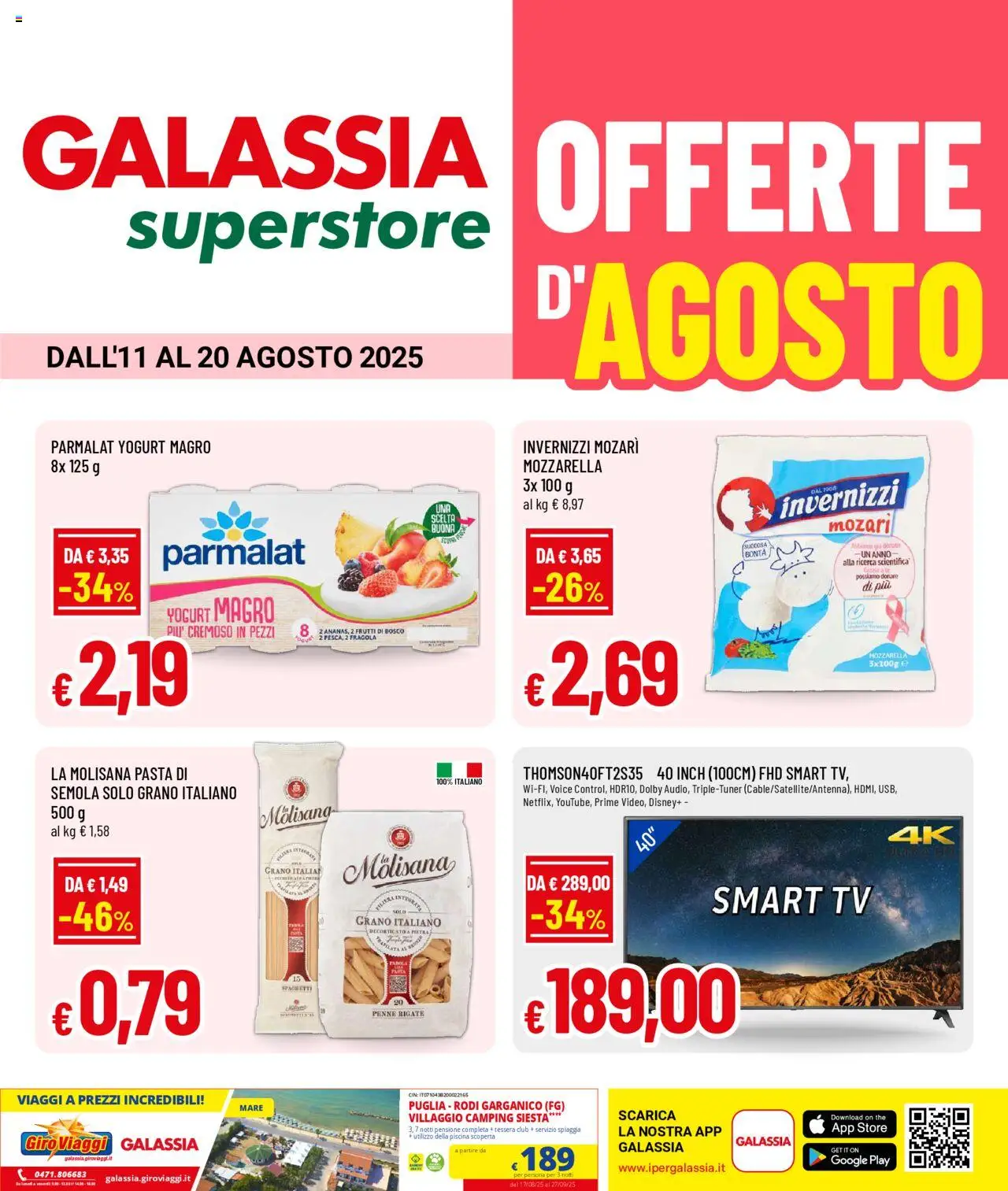 Volantino Galassia valido da 11/08/2025 numero di pagina 1