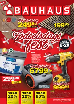 Eksempel på tilbudsavis Tilbudsavis fra butik Bauhaus gyldig fra 29/08/2025
