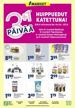 Kaupan S-market Tarjoukset esikatselu, voimassa 24/09/2025