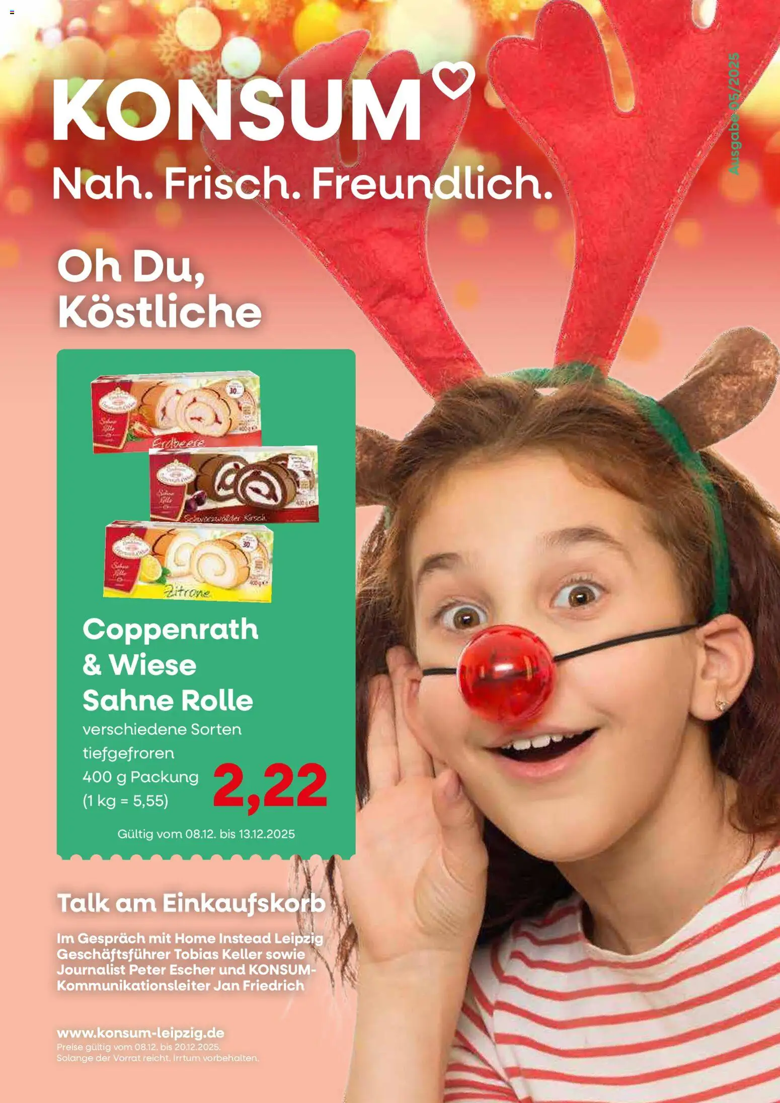 Vorschau von dem Prospekt des Geschäftes KONSUM Leipzig, gültig ab dem 08.12.2025