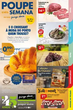 Pré-visualização do folheto da loja Pingo Doce válida a partir de 23/10/2025