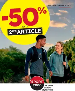 Prévisualisation de Sport 2000 catalogue du moment du magasin Sport 2000 formulaire valide 02/03/2026