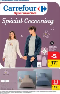 Voorbeeld van Hypermarchés Spécial Cocooning van winkel Carrefour geldig vanaf 29/10/2025