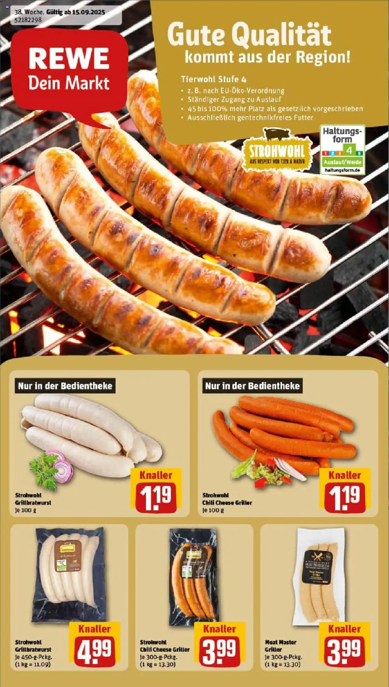 REWE Prospekt ab 14.09.2025 nächste Woche - Prospekt Mönchengladbach / Waldhausen	