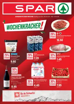 Vorschau des Merkblatts SPAR aktionen vom Shop SPAR gültig von 05.03.2026 bis 11.03.2026