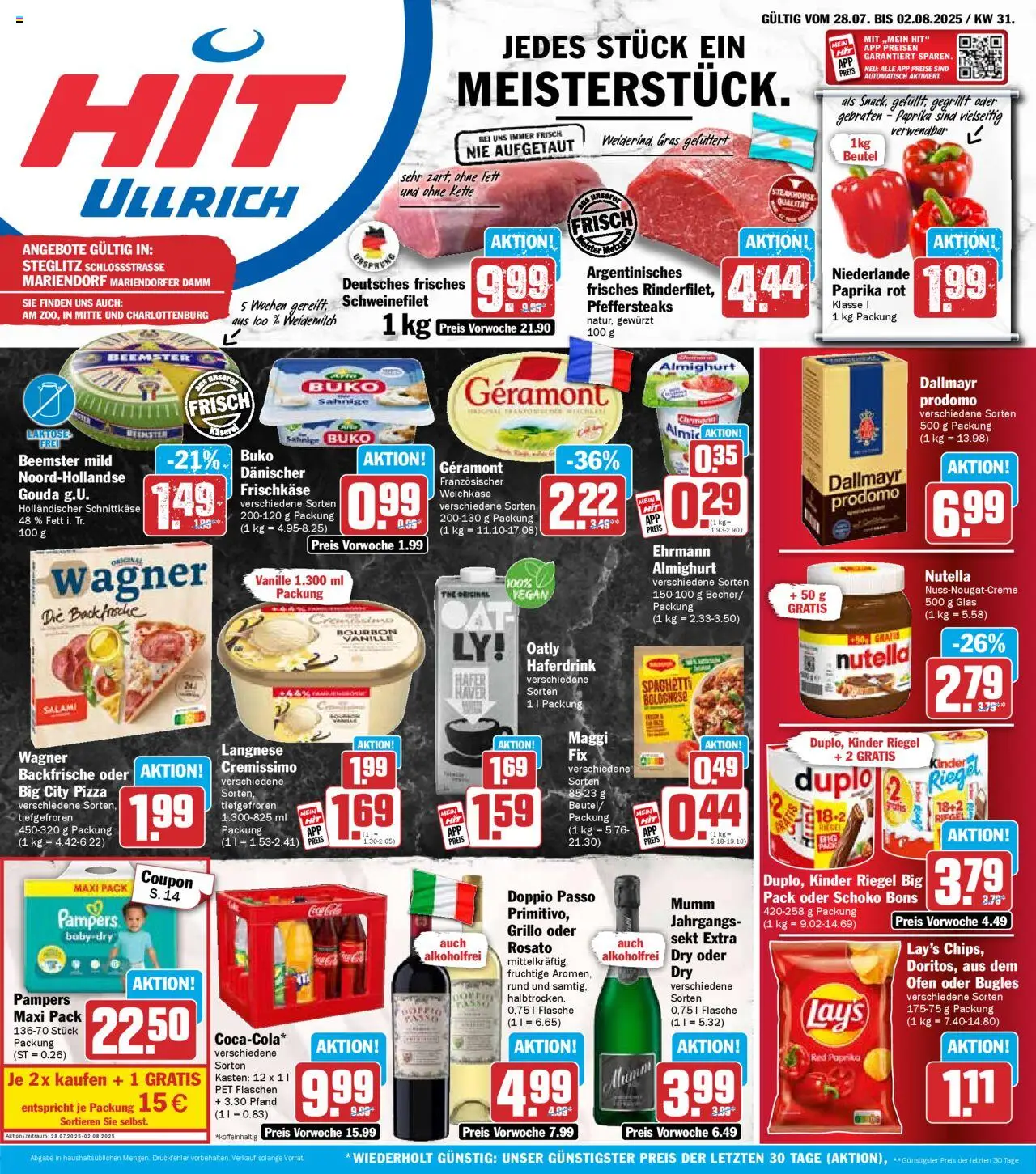 HIT Prospekt ab 28.07.2025 nächste Woche > Berlin
