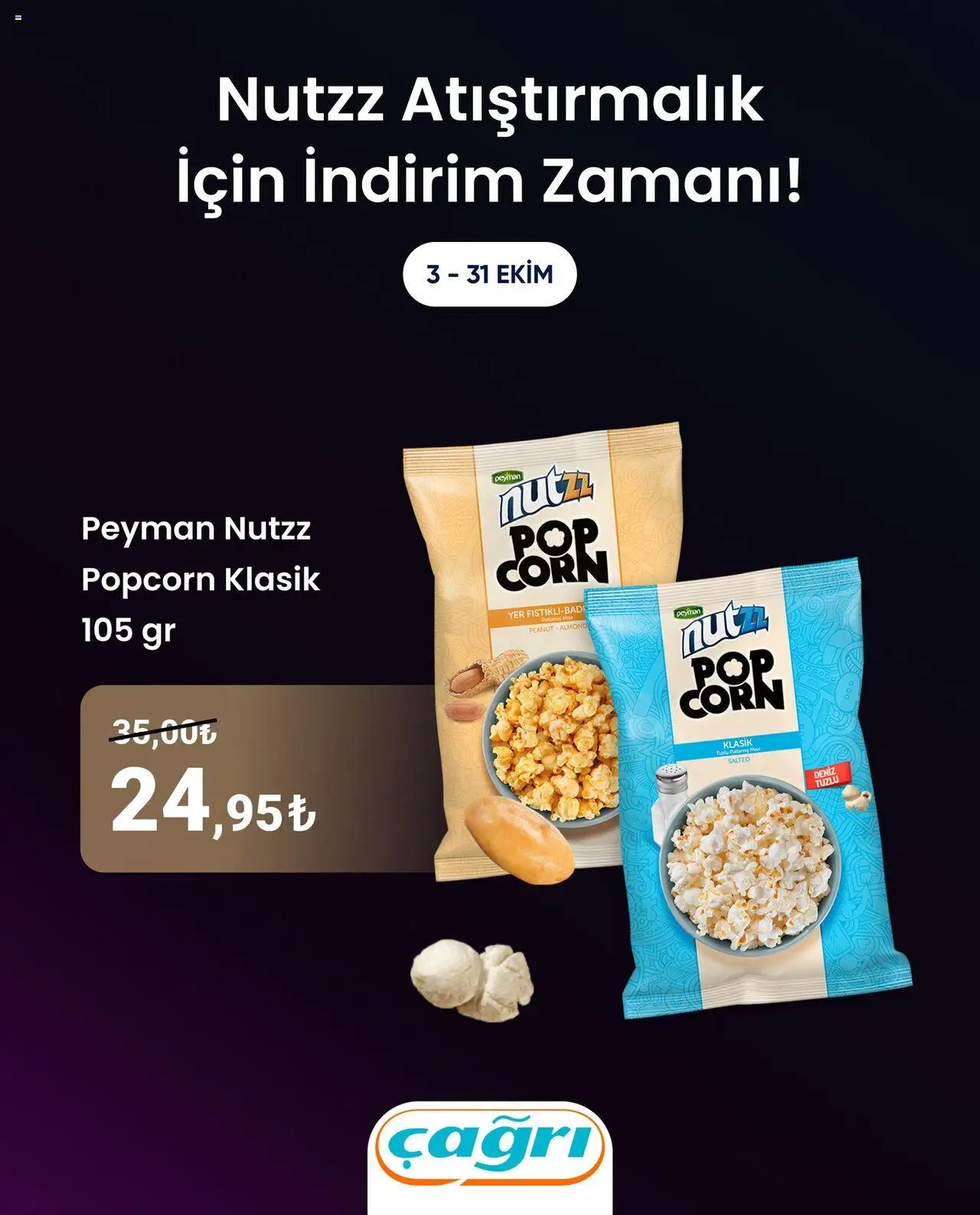 Çağrı Market İndirim Nutzz (03 Ekim 2025) - Indirim, Broşür - Sayfa numarası 1