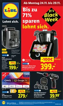 Vorschau von dem Prospekt des Geschäftes Lidl, gültig ab dem 24.11.2025
