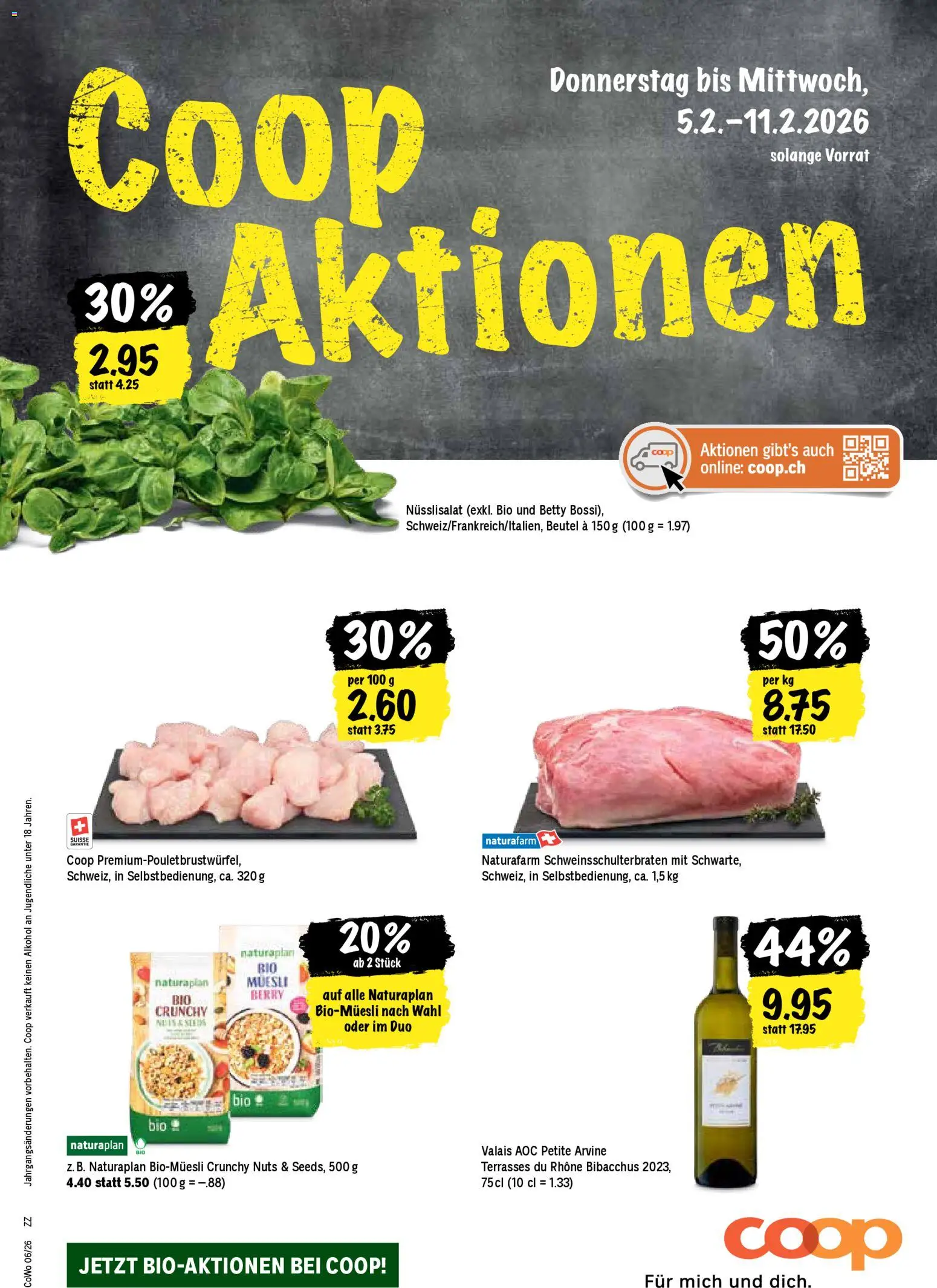 Vorschau des Merkblatts Aktionen vom Shop Coop gültig von 05.02.2026 bis 11.02.2026