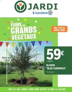 Prévisualisation de Brico E.Leclerc - Trafic jardi printemps 3 - grands vegetaux du magasin Brico E.Leclerc formulaire valide 07/04/2026