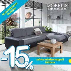 Möbelix - Akciós újság Möbelix megtekintése, amely érvényes 2025.09.29.-től