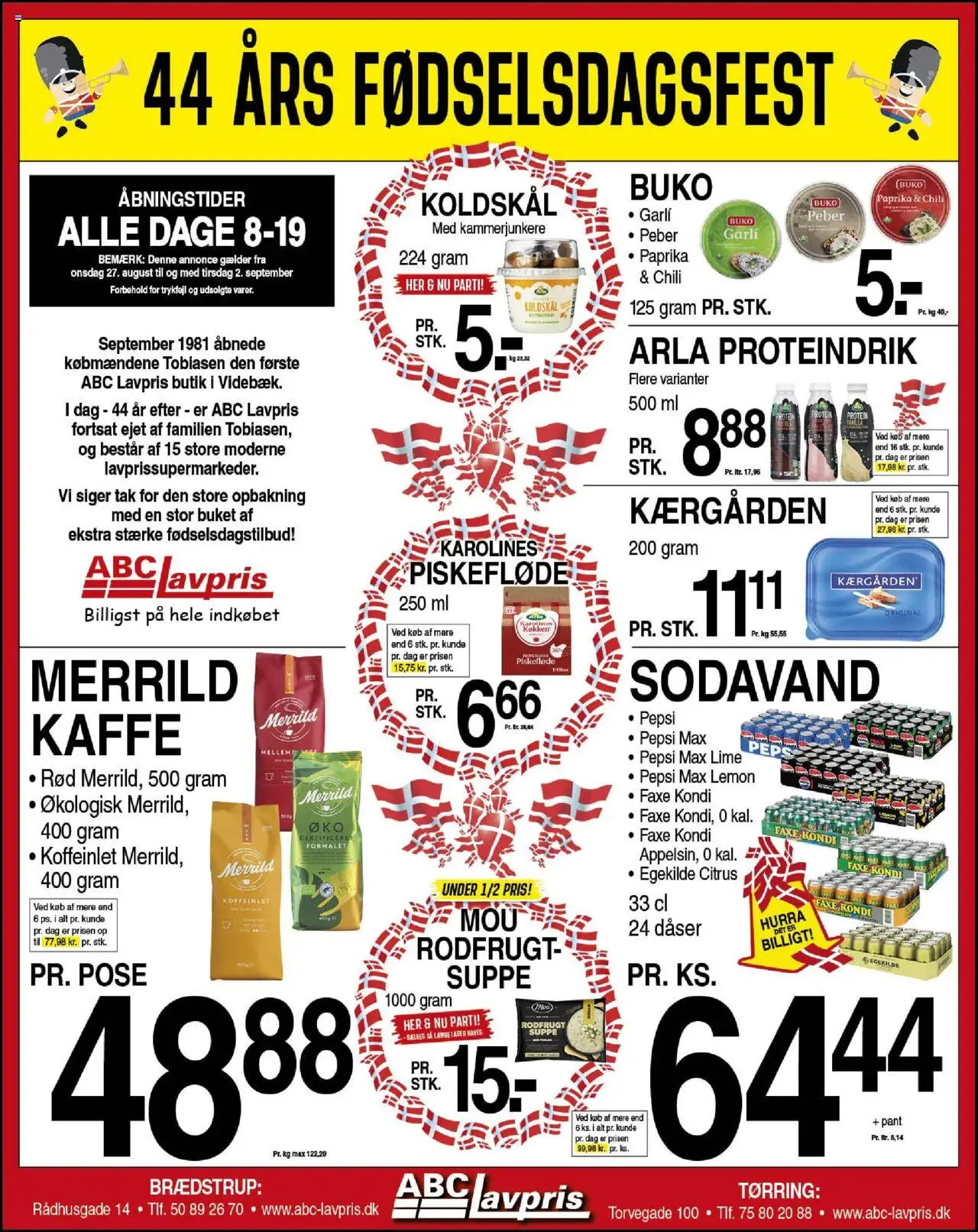 Abc Lavpris tilbudsavis gyldig fra 27/08/2025 - side 1