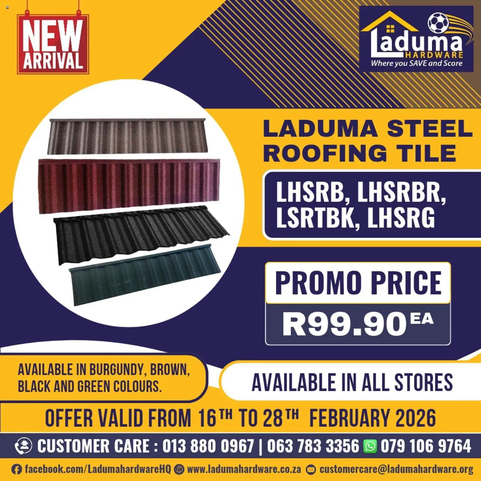 Preview of Laduma Hardware flyer valid from 16/02/2026