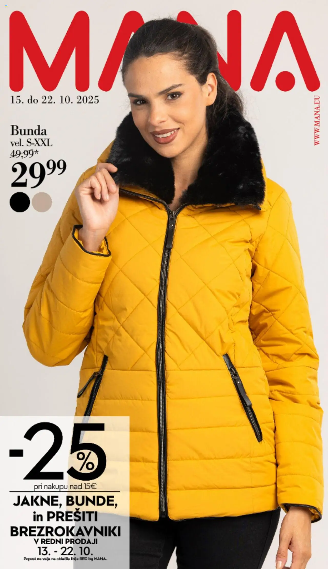 Mana Katalog od 15.10.2025 - aktualna ponudba - stran 1