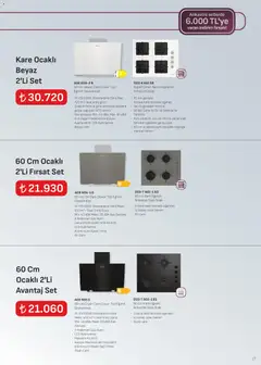 Arçelik Ankastre Kataloğu 01.12.2025 - Broşürünün önizlemesi | Strana: 17