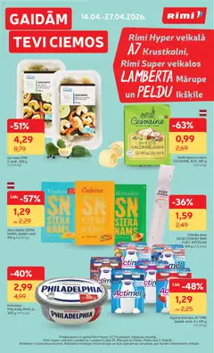 Skatīt Rimi akciju bukletu, derīgs no 14.04.2026.