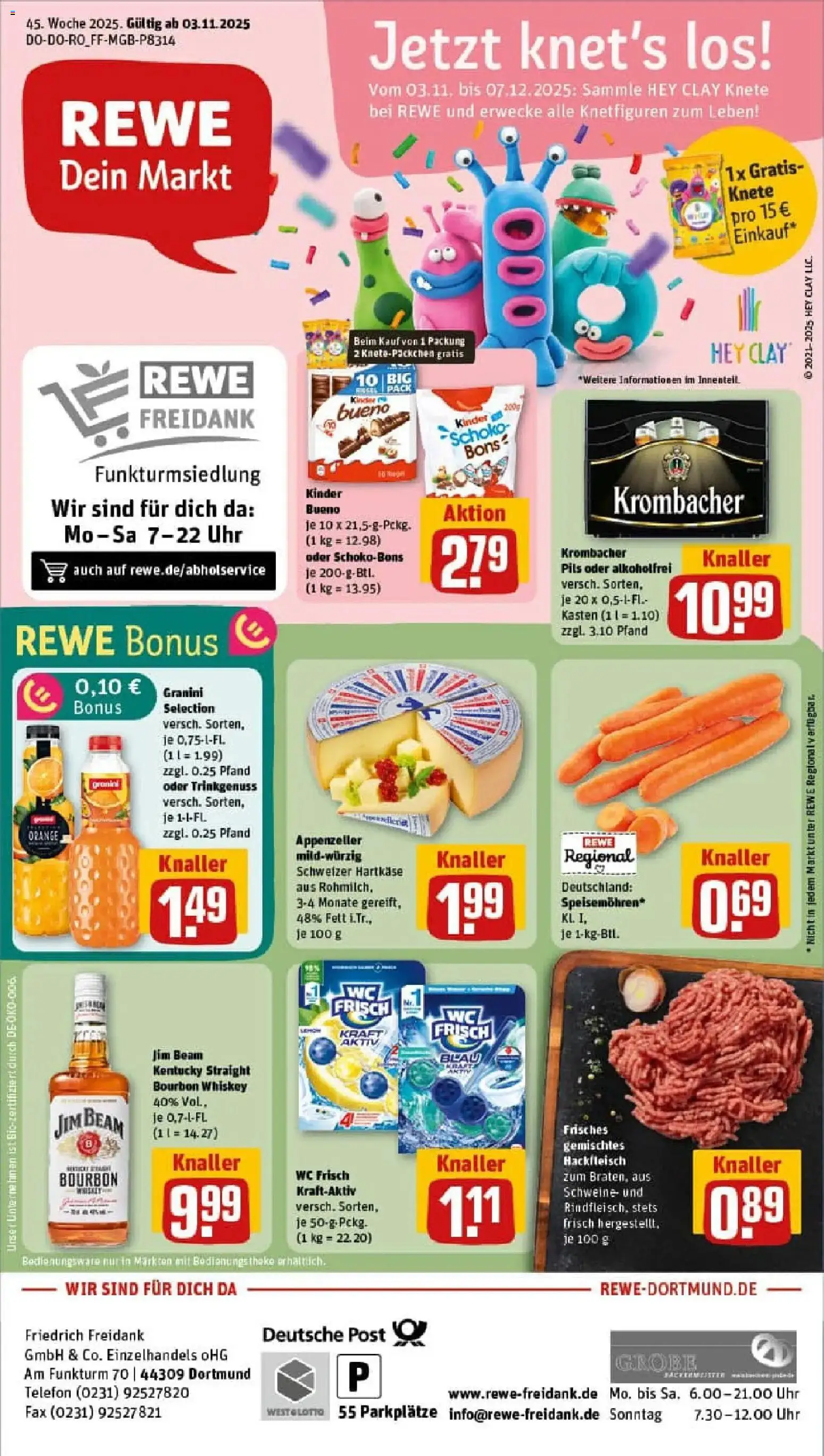 Vorschau von dem Prospekt des Geschäftes Rewe, gültig ab dem 02.11.2025