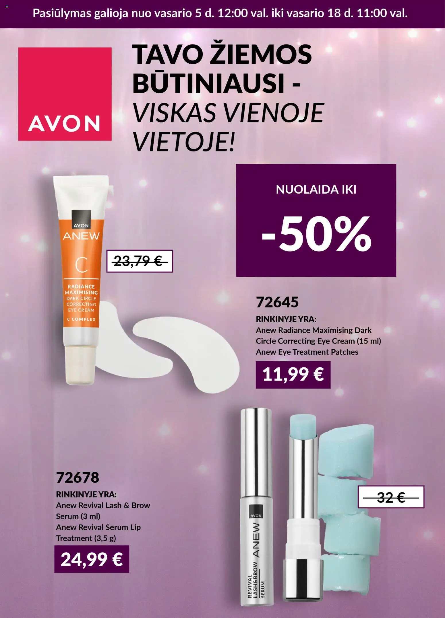 AVON parduotuvės leidinio Leidinys - Winter checklist galiojančio nuo 2026.02.05 peržiūra
