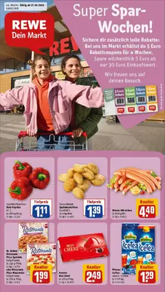 Vorschau von dem Prospekt des Geschäftes Rewe, gültig ab dem 26.10.2025