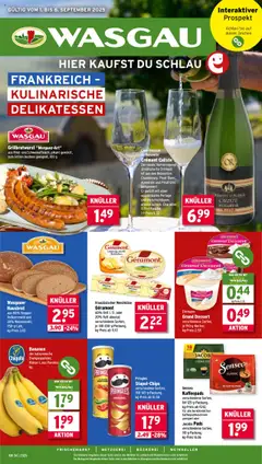 Vorschau von dem Prospekt des Geschäftes Wasgau, gültig ab dem 01.09.2025