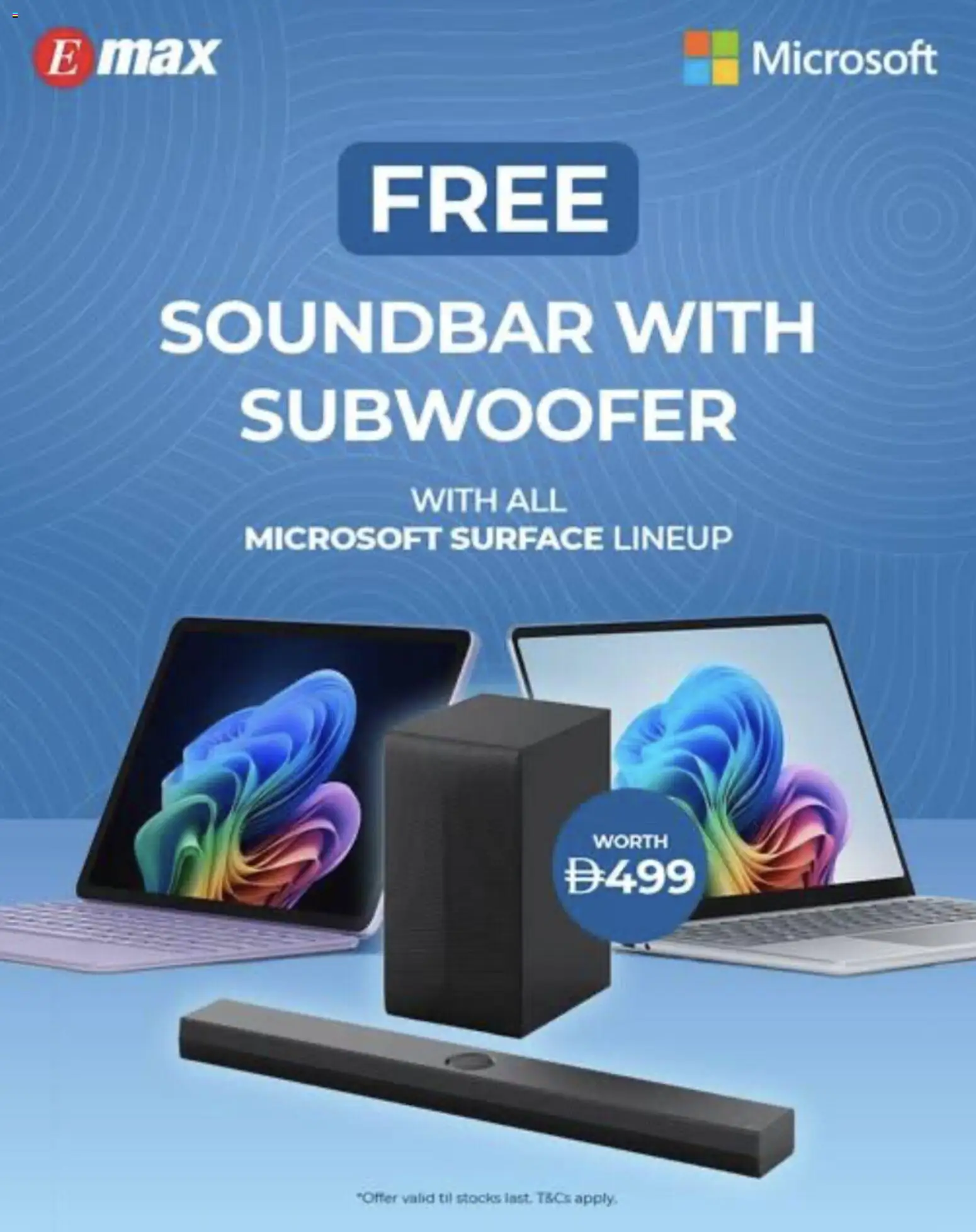 Preview of the catalogue FREE Soundbar With Subwoofer of store Emax valid from 10 Jan, 2026