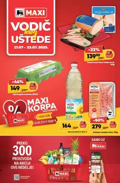 Pregled Maxi kataloga - važi od 17.07.2025