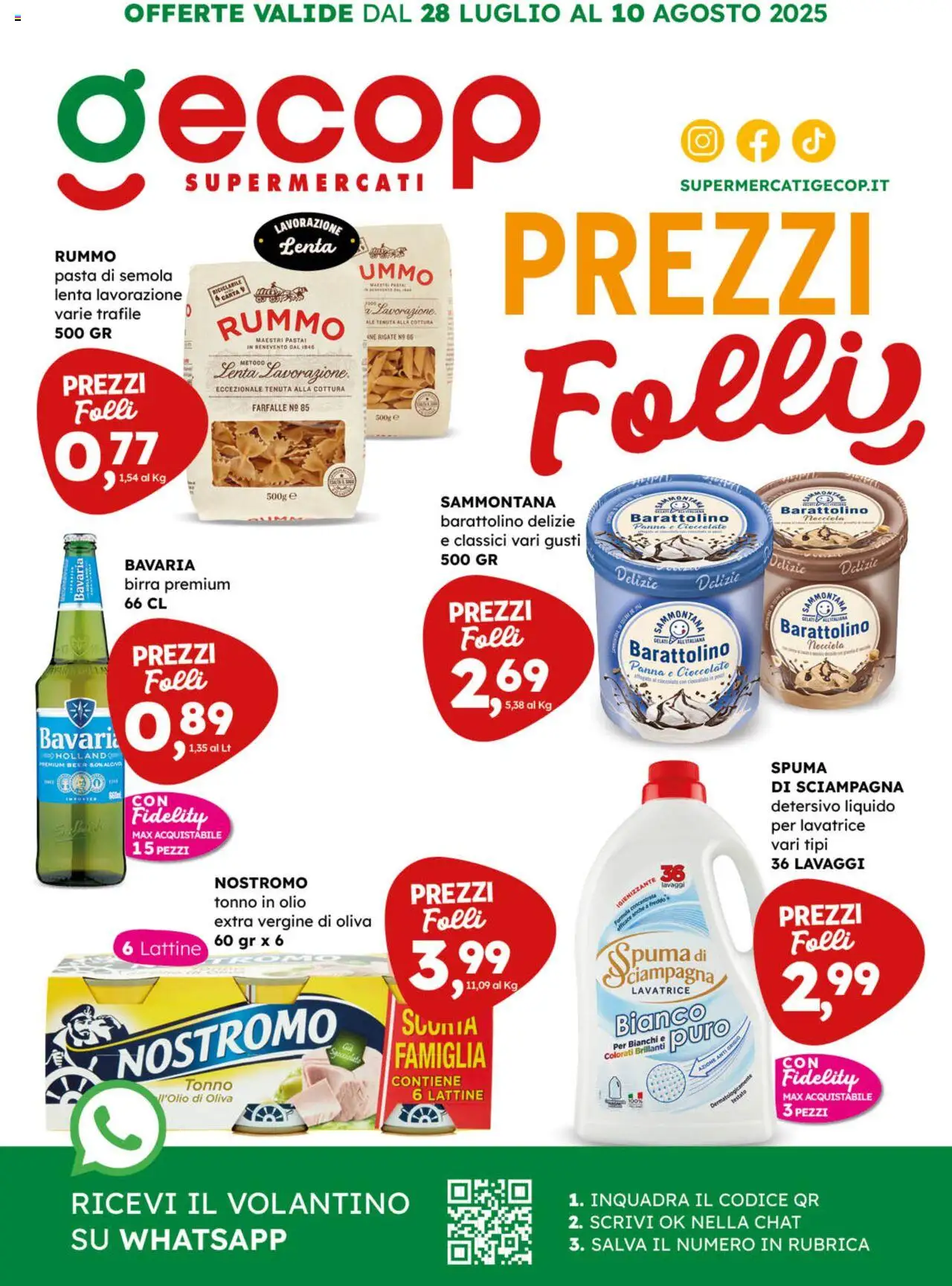 Volantino GECOP valido da 28/07/2025 numero di pagina 1