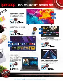Anteprima dell'opuscolo Black Friday dal negozio Ipercoop valido da 13/11/2025 | Pagina: 2