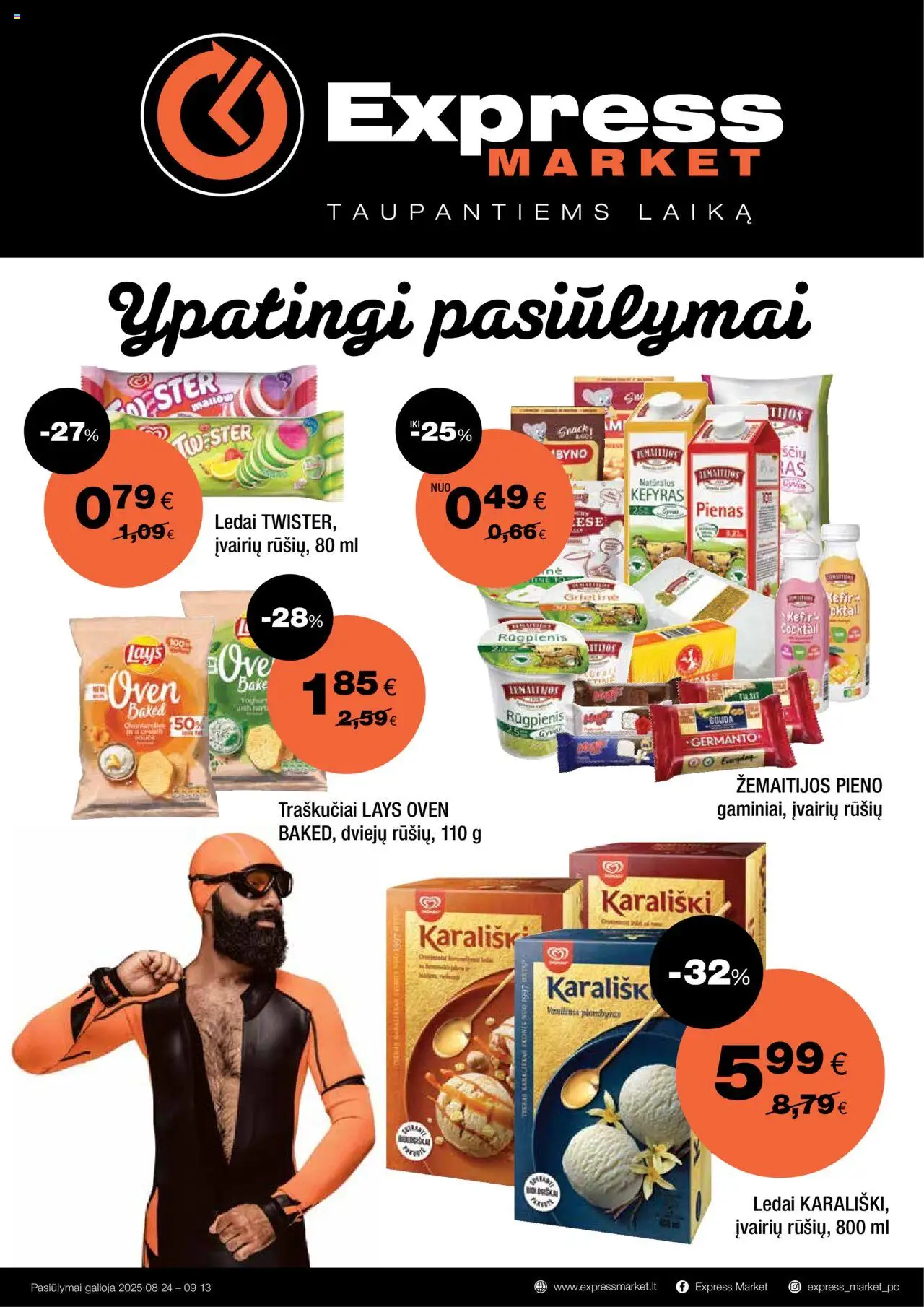 Express market leidinys galioja nuo 2025.08.24 – puslapio numeris 1