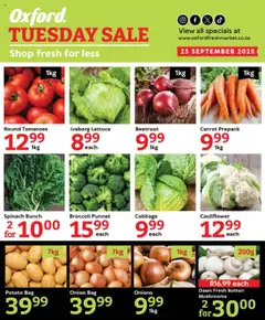Preview of Oxford Freshmarket flyer valid from 23/09/2025