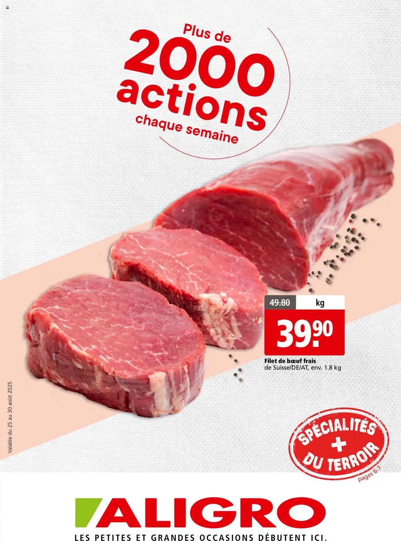 Aligro Aktionen Gourmetkunden FR ab 25.08.2025 - Seitennummer 1