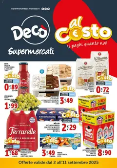 Anteprima dell'opuscolo Volantino Supermercati - Roma dal negozio Decò valido da 02/09/2025