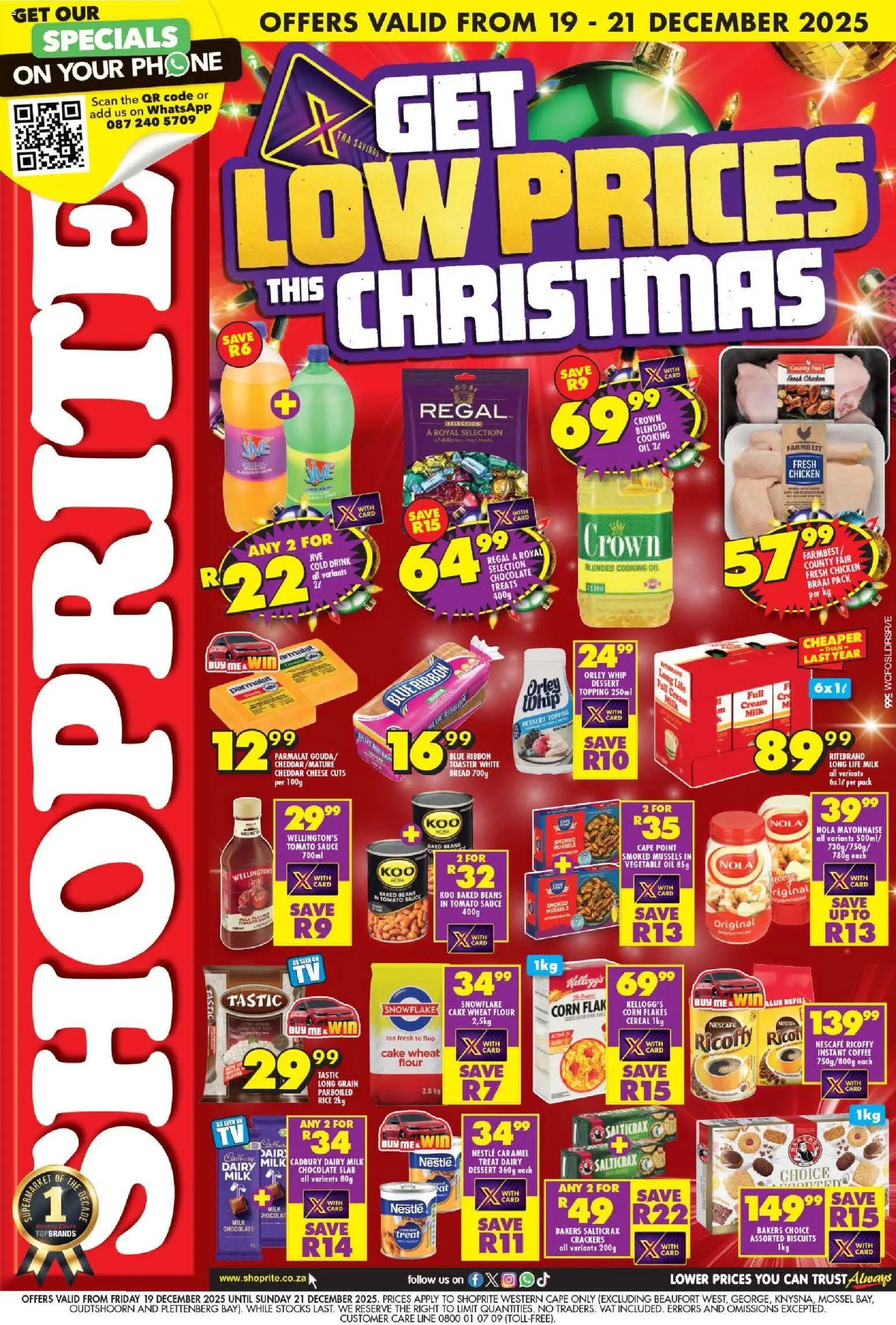 Preview of Shoprite flyer valid from 19/12/2025