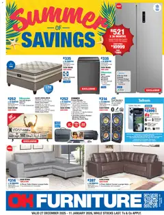 Preview of OK Furniture flyer valid from 27/12/2025