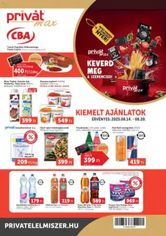 PRIVÁT - Aktuális szórólap MAX megtekintése, amely érvényes 2025.08.14.-től
