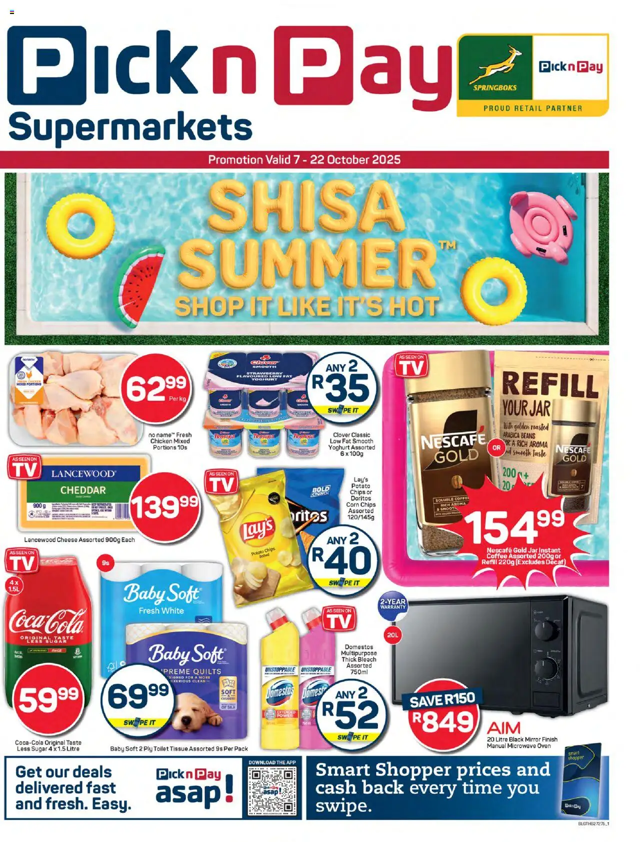 Pick n Pay Inland provinces - Specials from 07/10 - 22/10/2025 > Promotions
