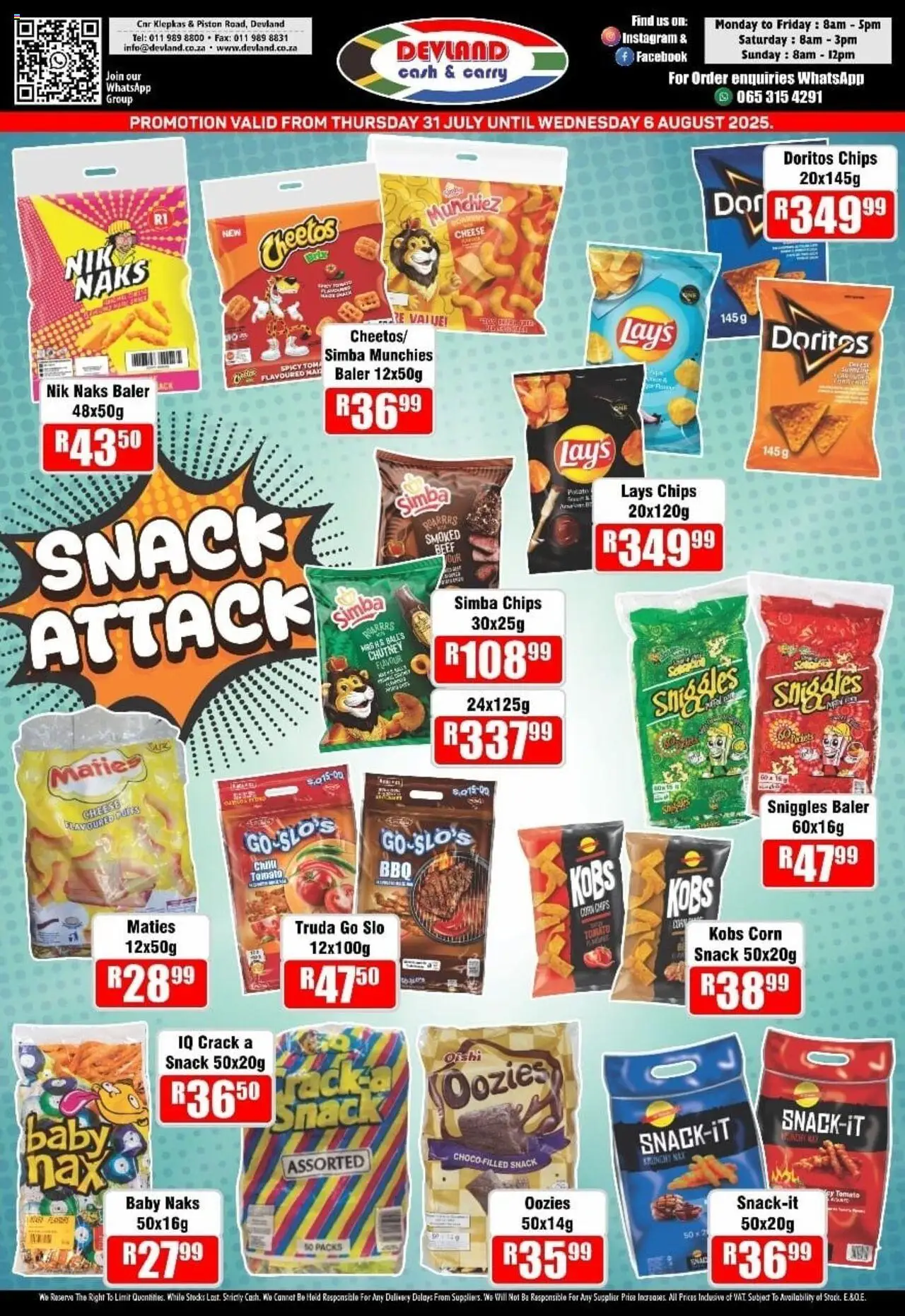 Devland Specials from 31/07 - 06/08/2025 > Promotions