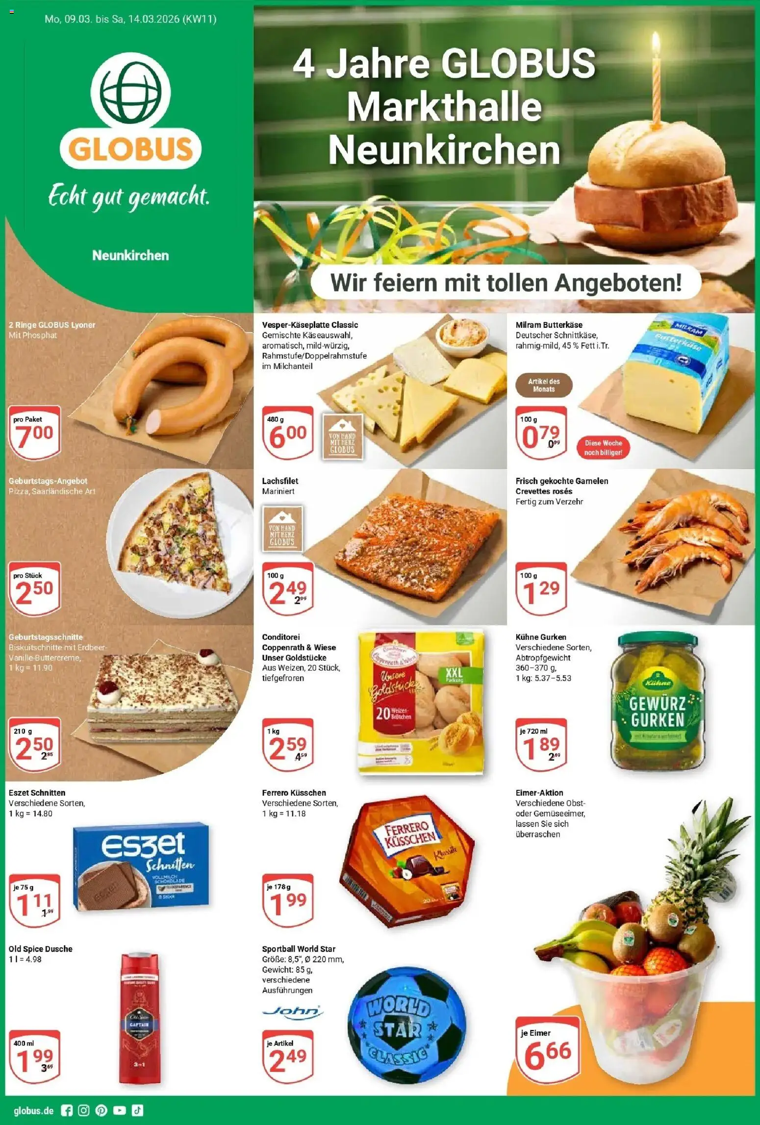 Vorschau von dem Prospekt des Geschäftes Globus, gültig ab dem 09.03.2026