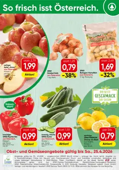 Vorschau der Angebote: Spar Spar Obst & Gemüse gültig ab 20.04.2026