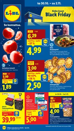 Kaupan Lidl Tarjoukset esikatselu, voimassa 30/10/2025