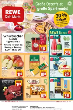 Vorschau von dem Prospekt des Geschäftes Rewe, gültig ab dem 30.03.2026